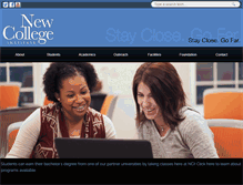 Tablet Screenshot of newcollegeinstitute.org